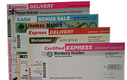 Direct Mail - printed mail campaign materials